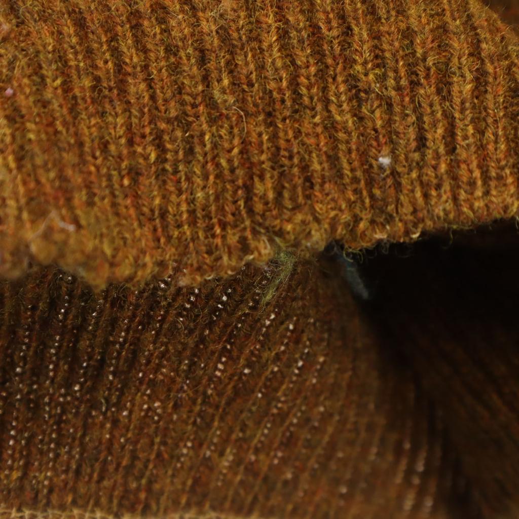 Peter Hadiey Made In Italy Long Sleeve Knit M Brown Men's Used