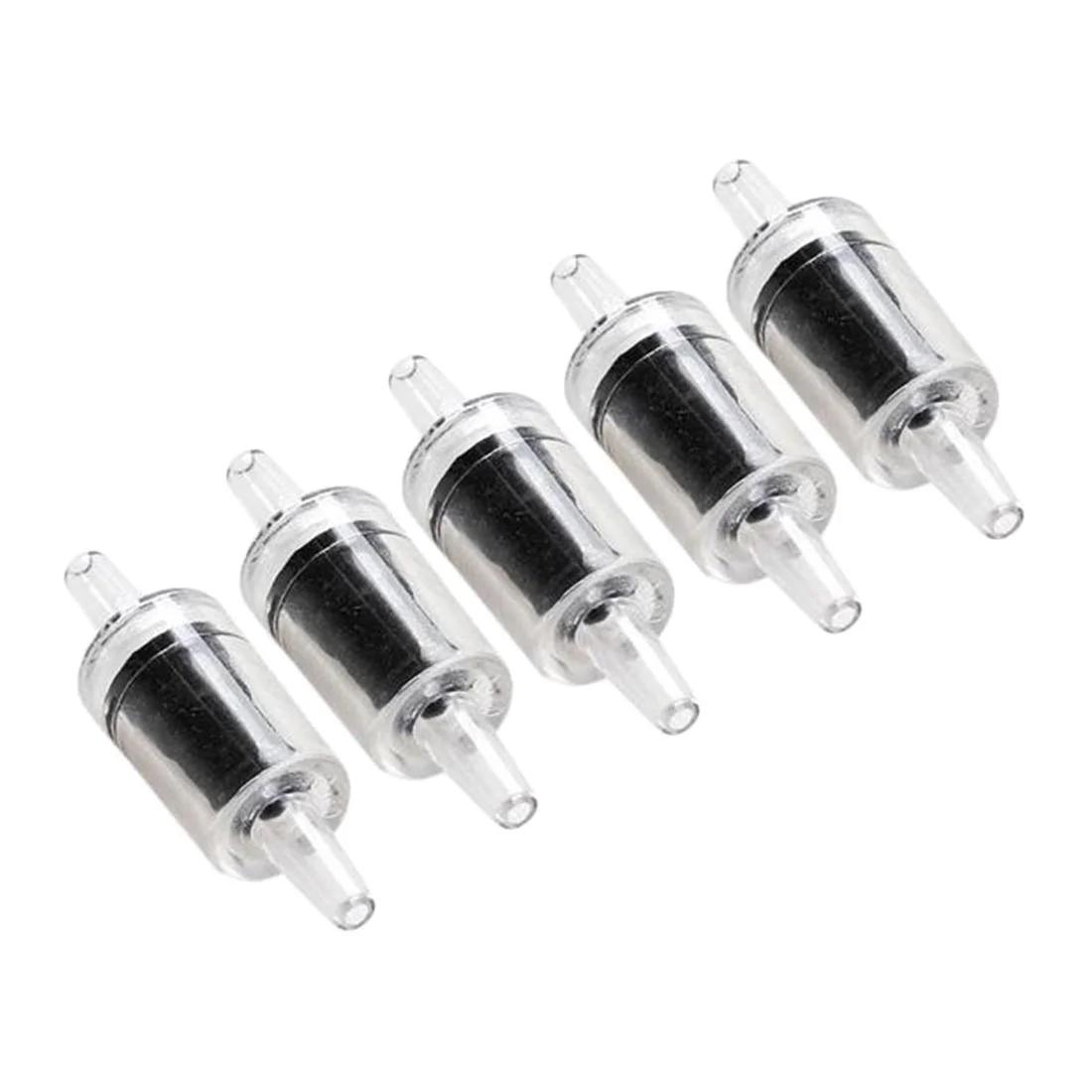 

10pcs Plastic One Way Check Valve For Aquarium Air Pump Non-Return Home Fish Tank CO2 System 10pc чорний