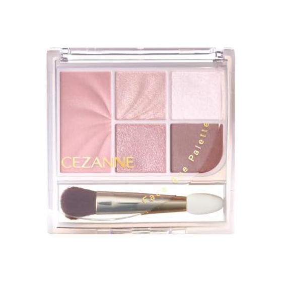 Cezanne Face Eye Palette 02 Classy Pink 2.85g Palette that completes cheek and eye makeup in one