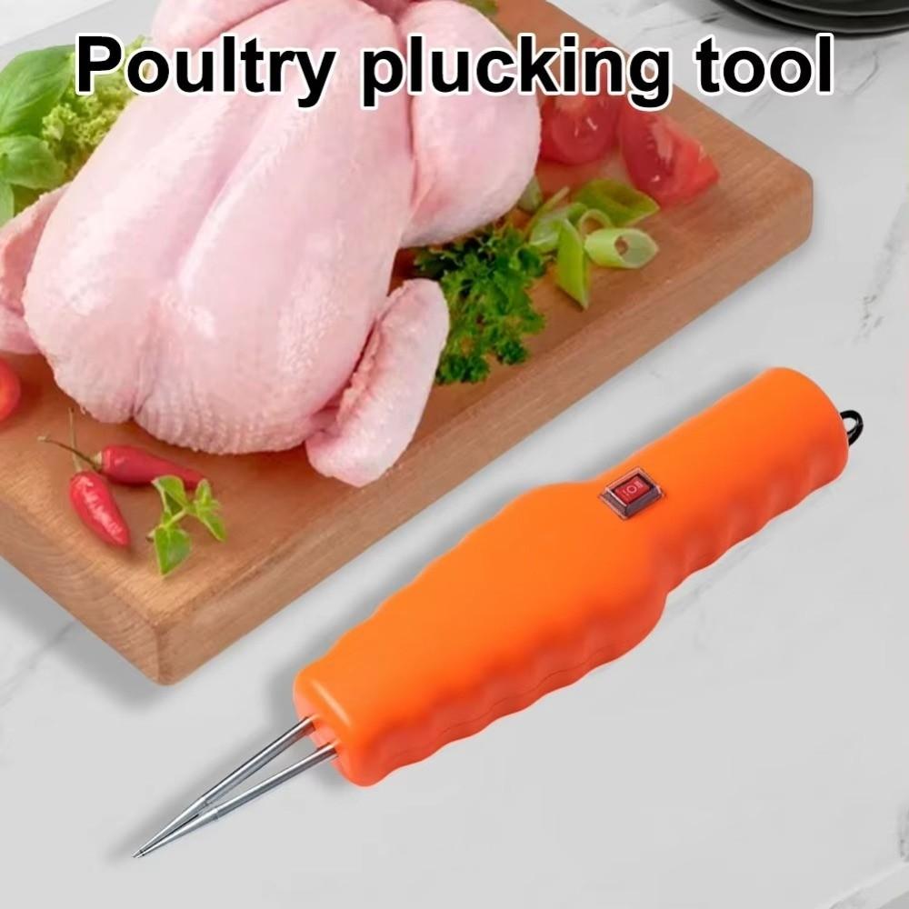 Powerful Motor Electric Poultry Plucker Ergonomic Feather Removal Plucker  Poultry Processing