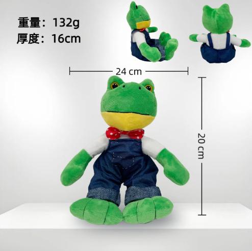 

New 25 Cm Cute Magic Expression Plush Doll Soft Plush Frog Toy Cartoon Girl Stuffed Animal Doll Kids Gift Long Leg Frog
