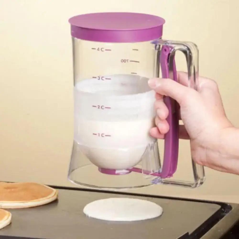 Batter Dispenser ABS 900ml Batter Cream Separator Baking Tool for Pancake Cupcake Cake Waffle