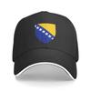 Casquette de Baseball Classique Armoiries de la Bosnie-Herzégovine Femmes Hommes Respirante Chapeau Papa Performance
