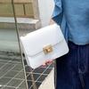 Women's bag lid type personalized lock small square bag autumn and winter new oblique span change small bag