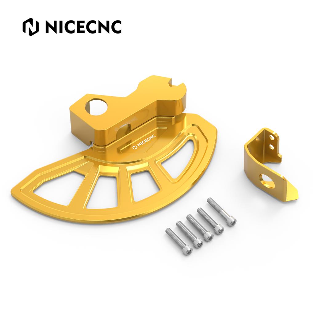 NICECNC Front Rear Brake Disc Guard Protector For Suzuki DRZ400SM DRZ 400SM DRZ400 SM 2005-2024 Aluminum Motorcycle Accessories