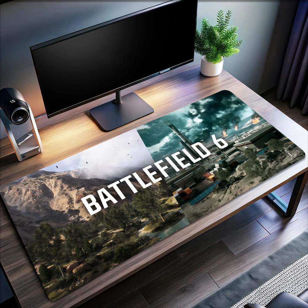 Mouse Pad MousePad Non-slip Lockedge Office Game Student B-Battlefield Gaming E-sports 6 New Thickened Large Writing Pad Cushion