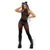 Fever damskie/damskie bodystocking w paski