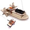DIY Boat Model Science Toys Kids STEM Electric Educational Teaching Kit 3D Assemble Wooden Boat Toy Scientific Experiment Kit