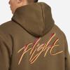 Jordan Solid Color Letter Logo Print Hoodie Men Tops Light-Olive-Green DQ7506-385