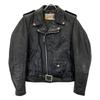 SCHOTT Made in USA 80-90's Motorcycle Tag Late 118 Black Cowhide Double Rider Jacket Jacket 36 blackUsed