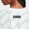 adidas Performance Women's Crop Logo Print T-Shirt Light Green HR8174