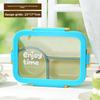 Bento Box With Dividers And Sealed Compartments For Office And School Use