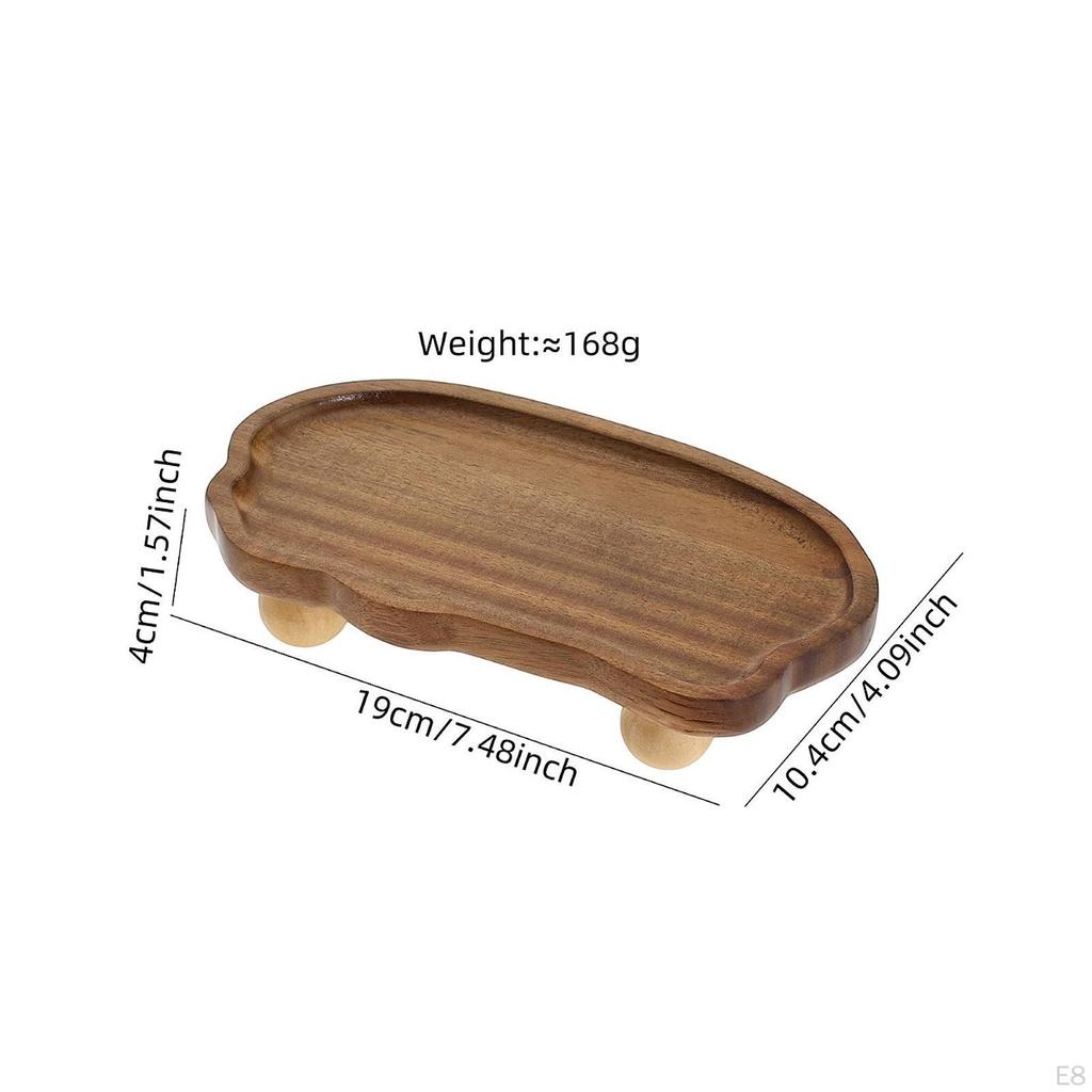 Drewniany stojak na biżuterię, podstawka na drobiazgi, do świec walentynkowych, roślin