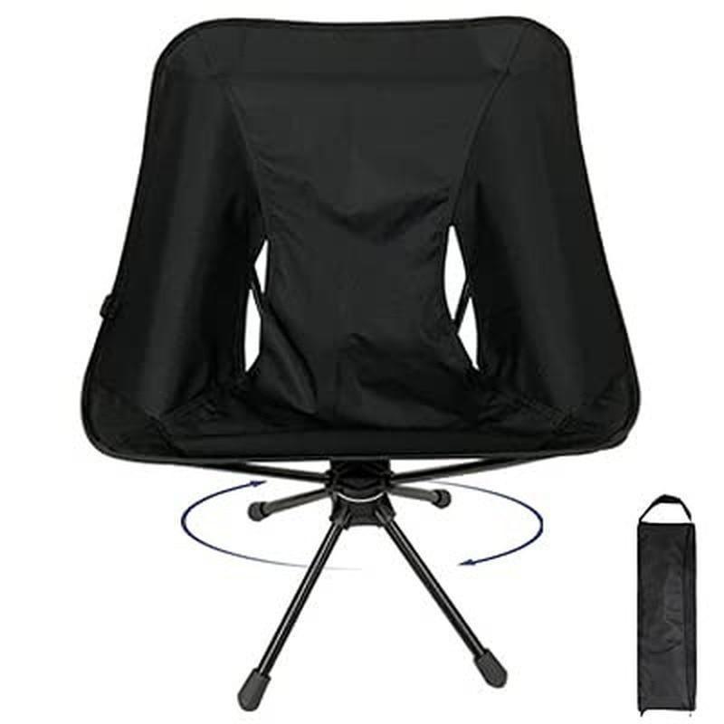 

Уличные кемпинговые стулья Портативный складной легкий компактный пляжный стул Вращающийся на 360 градусов складной стул из алюминиевого сплава Новый