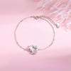 999 Pure Silver Pearl Garland Bracelet Female Niche Exquisite High Sense Bracelet Mori Style Ins Style Bracelet