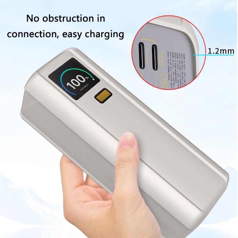 Custodia in Silicone per Power Bank 212W 25000mAh Caricabatterie Portatile Custodia Protettiva Custodia da Viaggio Borsa per Carte