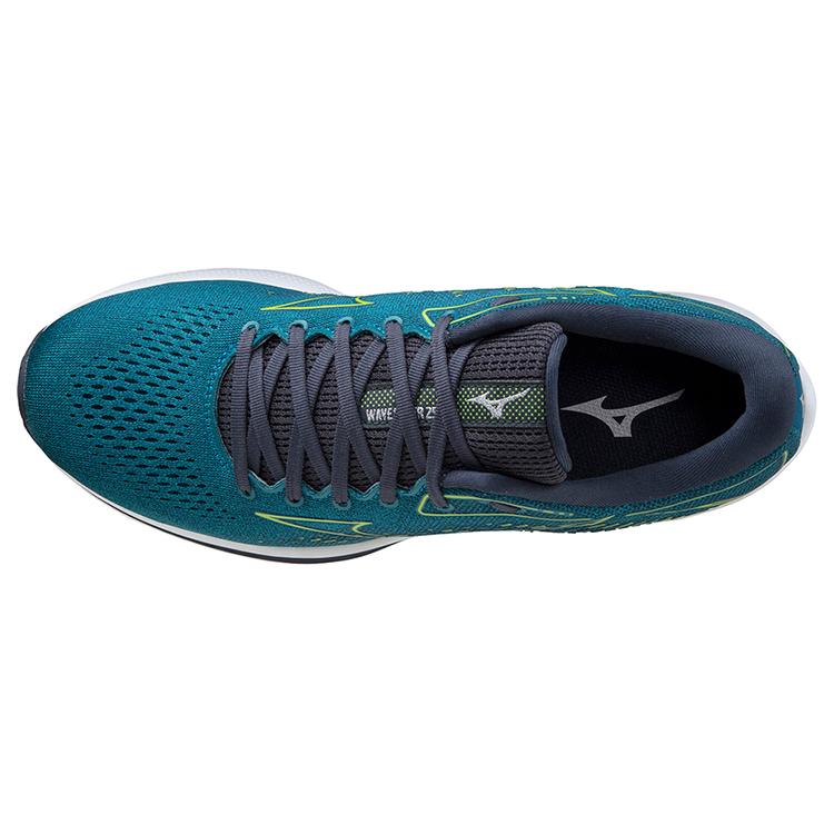 Mizuno Wave Rider 25 Textiel, Synthetisch Leer Demping Slijtvast Ademend Veerkrachtig J1GC210382