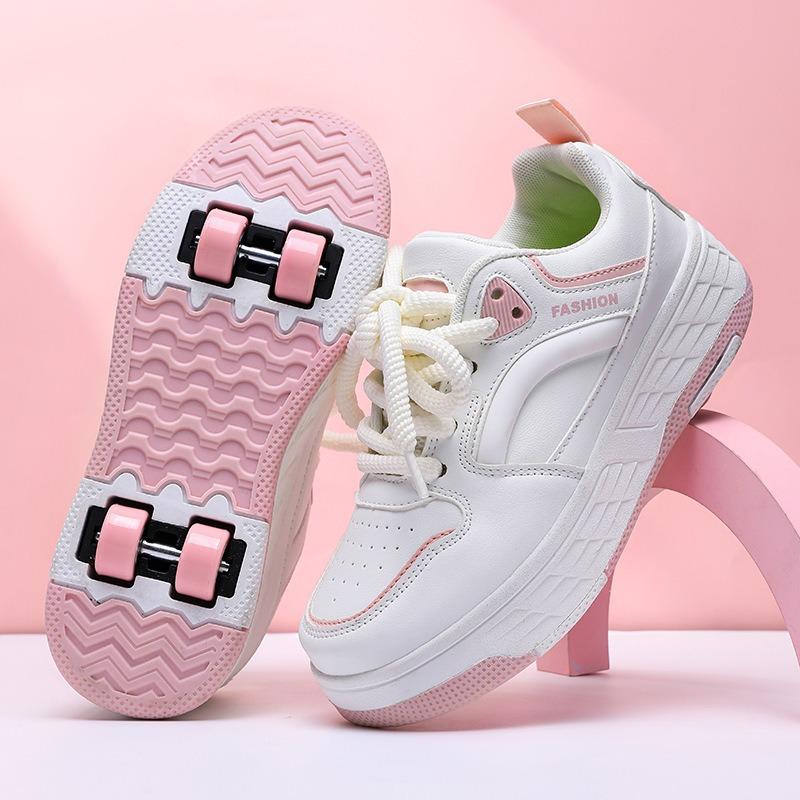 Runaway Shoes Girls Four Wheels Children Invisible Deformation Roller Skates Skates Boys Adult Pulley Wheels