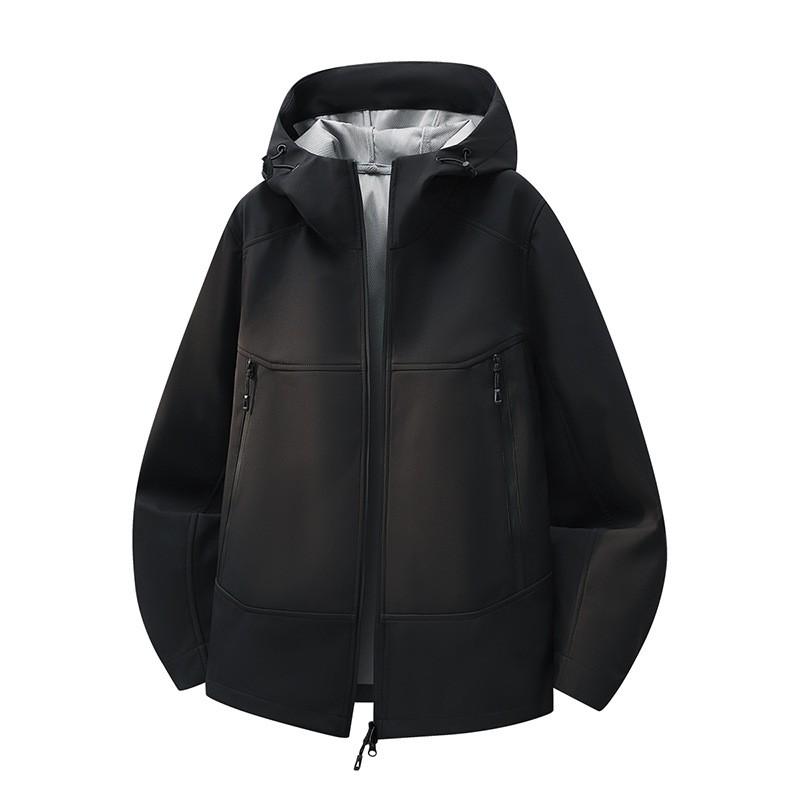 Softshell Jacket Men Women Outdoor Windproof Waterproof Hooded Lightweight Trail Hiking Climbing Coat