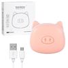 Rechargeable Hand Warmer 1000mAh Macaron Cartoon Animal USB Hand Warmer Makeup Mirror with LED Light Winter Gifts