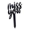 Memorial Grave Markers Miss You Sympathy Plaque Stake Metal Cemetery Garden Decoration for Yard