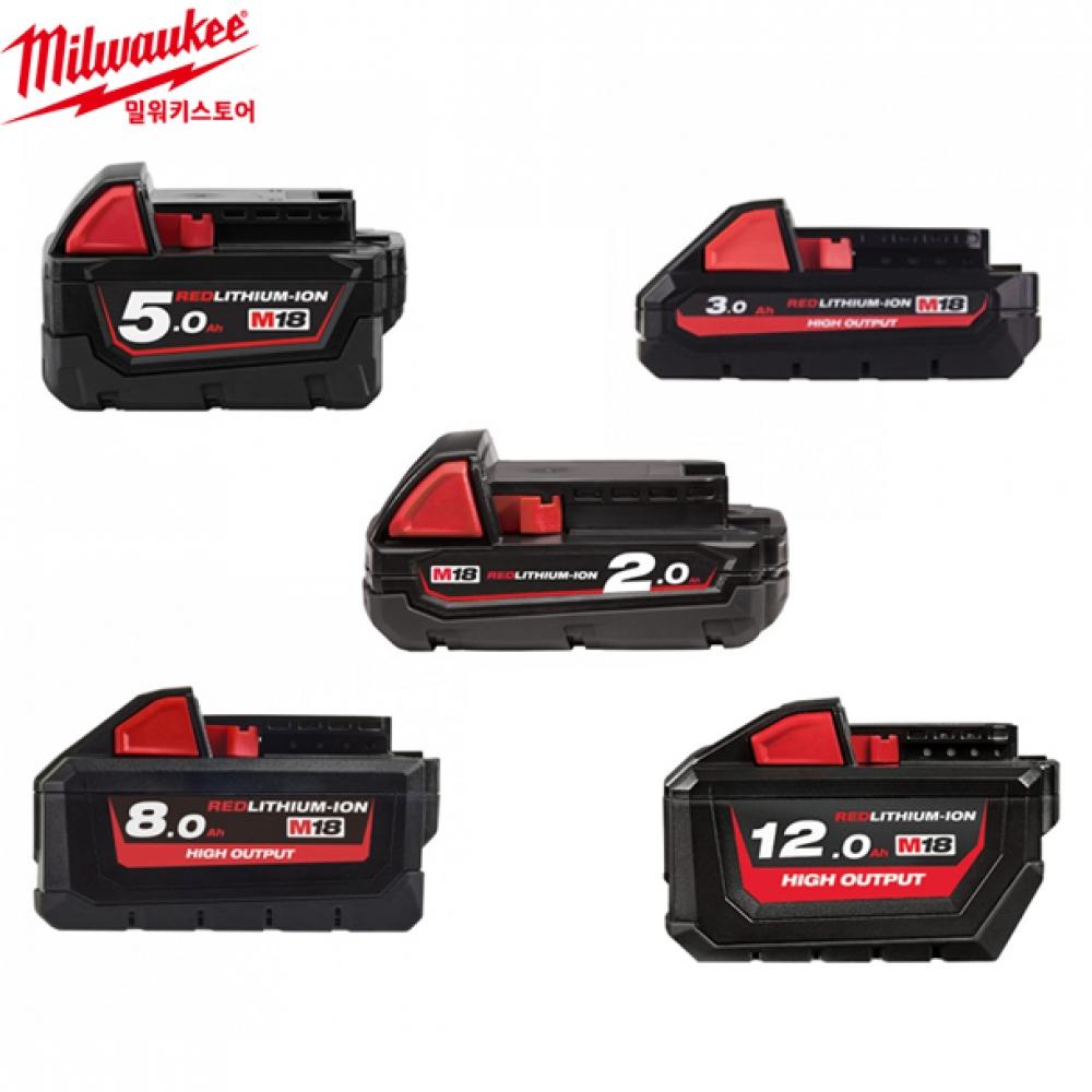 

Литий-ионный аккумулятор Milwaukee 18 В HB3 B5 HB8 HB12
