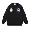 1111 Off-White 2026 Spring and Autumn New OW Magic Elder Pattern Printed Men's and Women's Round Neck Hoodie