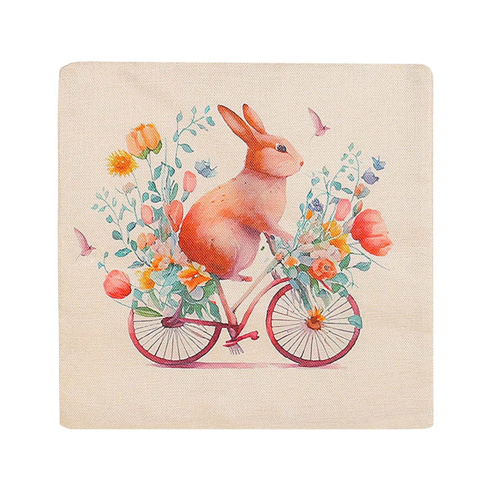 Easter Pillowcase Cute Comic Pillowcase Living Room Sofa Decoration