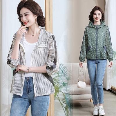 Fashion Summer Ladies Sunscreens Loose Coat Plus Size Casual Women Sun Protection Shirt Hooded Jacket Female Tide Outwear