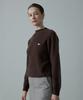 Aheule Noelle Wholegarment Cashmere Wool Half-Neck Knit_Brown