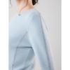 ELLE Women's French Lamb Wool Round Neck Knit Sweater