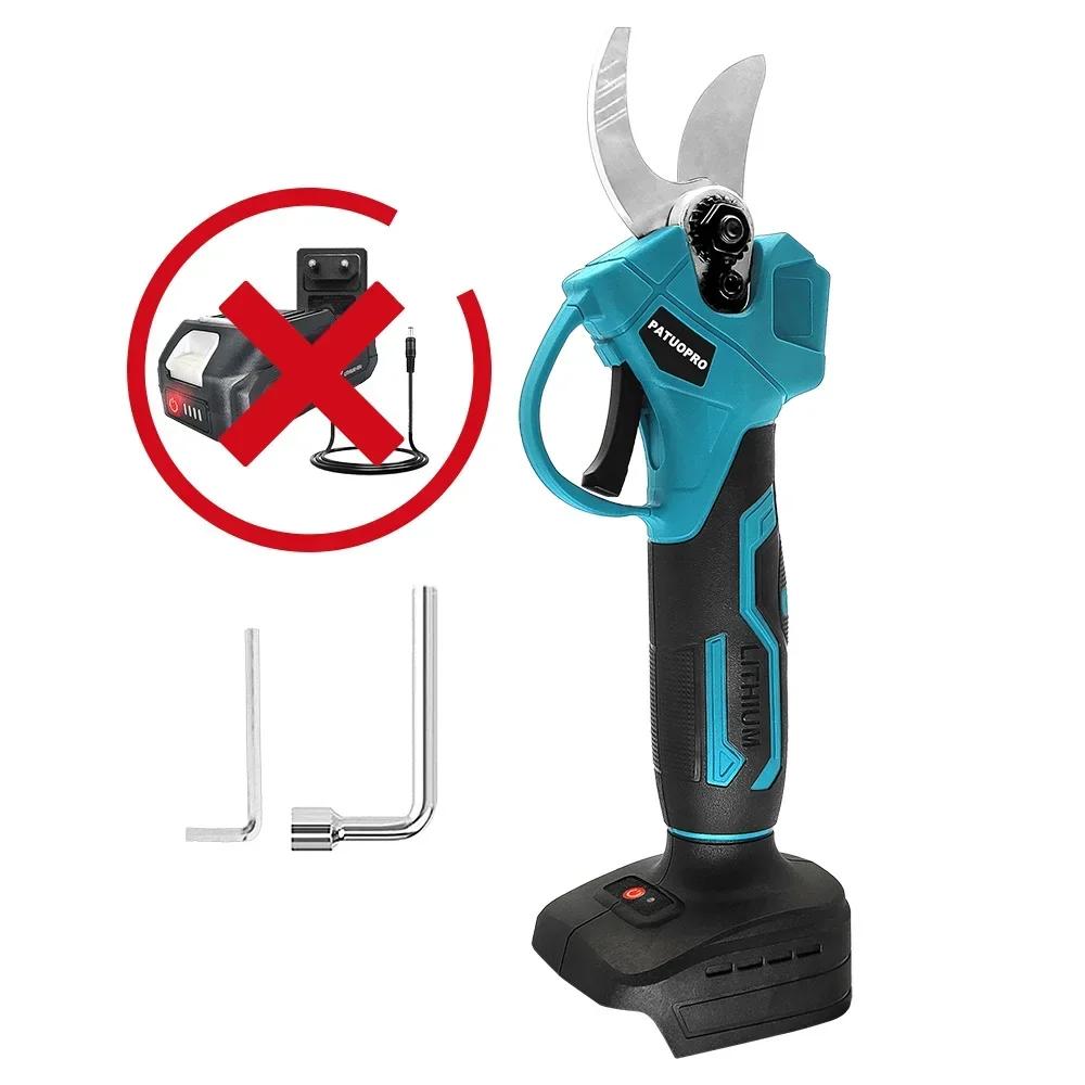 30MM Cordless Brushless Electric Pruning Shear Tree Bonsai Pruner Branches Cutter Power Tool For Makita 18V Battery(No Battery)