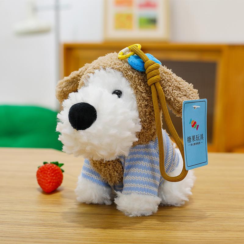 Variety West Highland Dog Plush Toy Cute Clothing Puppy Pendant Doll Bag Accessories Keychain