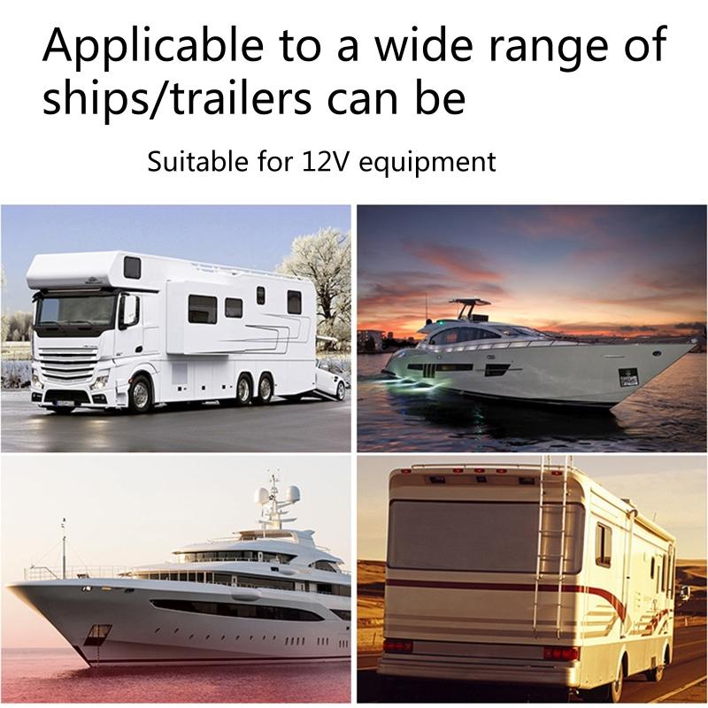 Motorhome Ceiling Light RV Yacht 12V LED Awning Lamp Sunshade Panel Light Bar Boat Trailer LED Spotlights