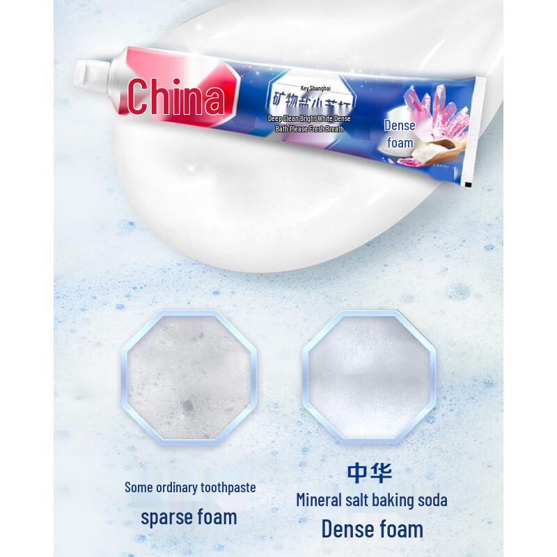Zhonghua Healthy White Sea Salt Baking Soda Toothpaste