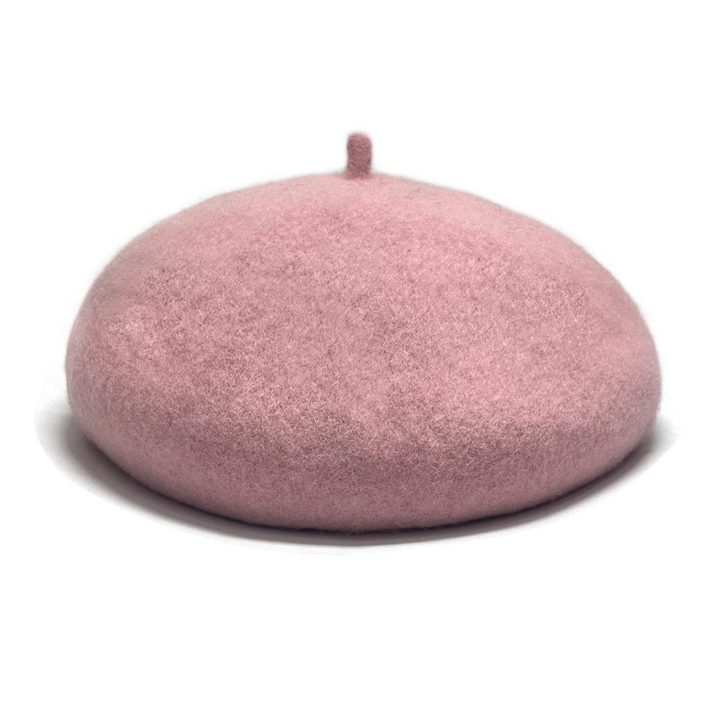 Women's Vintage Artist Beret: Warm Wool Hat for Fall and Winter