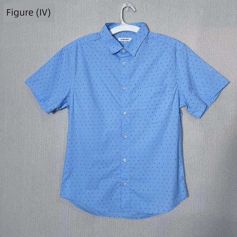 

Экспорт Япония Оригинальный Заказ Остатки Склада Белая Рубашка с Принтом с Коротким Рукавом Мужская и Женская Одинаковая Крутая и Дикая Рубашка в Стиле Бойфренда Blue Dot Figure IV M