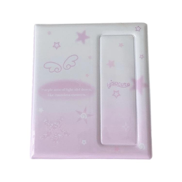 Kpop Photocard Binder Cover,Kpop Photocard Holders Book,Gradients Photo Album 6inch Binder Photocard Album Gift for Womens фиолетовый