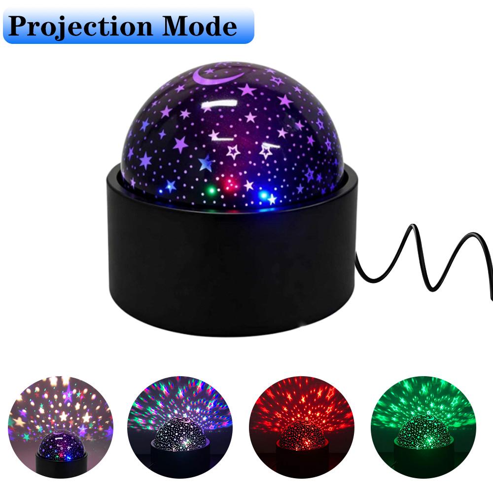 Star Projector Night Lights RGB Night Lights Atmosphere Light USB Starry Projector Lamp for Bedroom Party Decor Birthday Gift