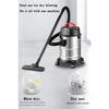 5 Gallon Steel Stainless Wet and Dry Canister Industrial Vacuum Cleaner With Hepa Filter For Workshop Garage