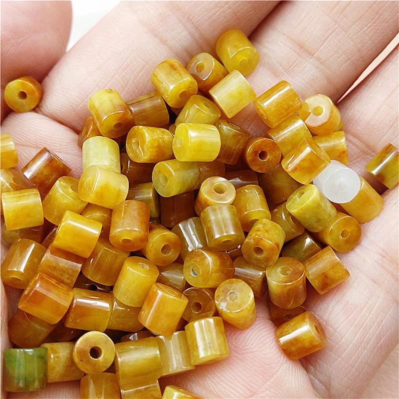 Jade Tricolor Tong Car Wheel Bead Spacer Accessories for Bracelets