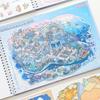 Large Size 3D Scene Sticker Horizontal Stacking Sticker Book Mini Scenery Stickers  Children Gifts