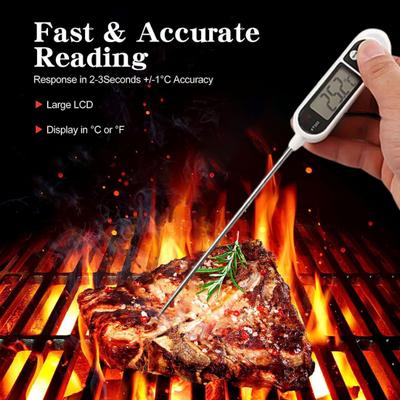 Yousheng Thermomètre Alimentaire Thermomètre de Cuisine Numérique pour Cuisiner Lait Viande Détecteur de Température de Cuisine Multifonctionnel