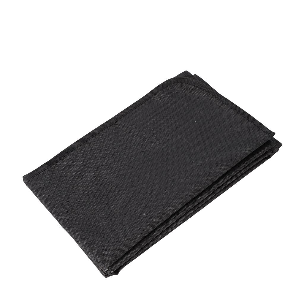 Undergrillmatte for utendørs bruk, glassfiber, dobbeltsidig, flammebestandig, oljebestandig BBQ-grillmatte for bålplasser, dekk og terrasser