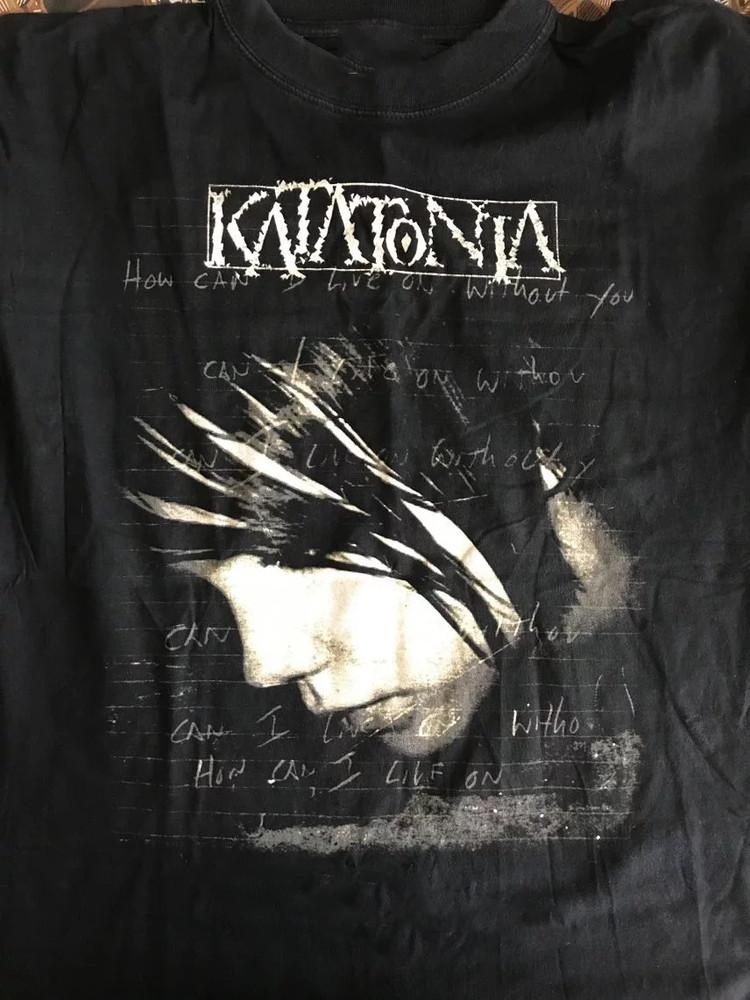 

Katatonia Музика Гурту Для Закоханих Чорна Футболка Бавовняна Повний Розмір Унісекс Футболка XXXXL