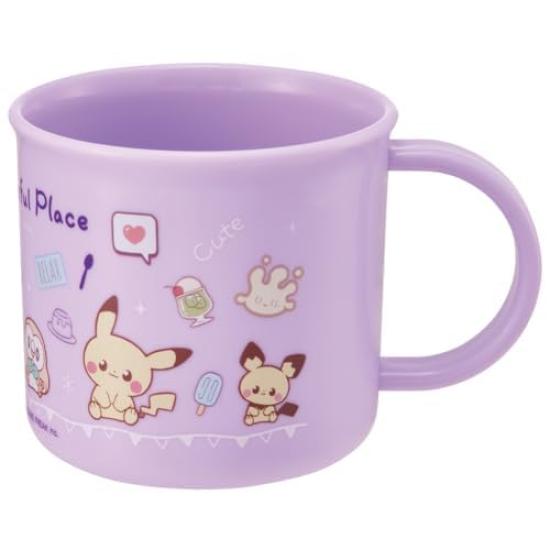 Skater Character 24 Poke Piece Antibacterial Dishwasher Safe Fluffy Lid Tight Lunch Box Oval Lunch Box 360ml Trio Set Cup Monster Kids Children Fluffy