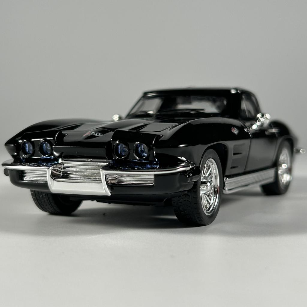 AABHB1 1:32 Chevrolet Corvette C2 Supercar Alloy Metal Diecast Model Car Home Decoration & Collectibles Hobby Display Ornaments Holiday