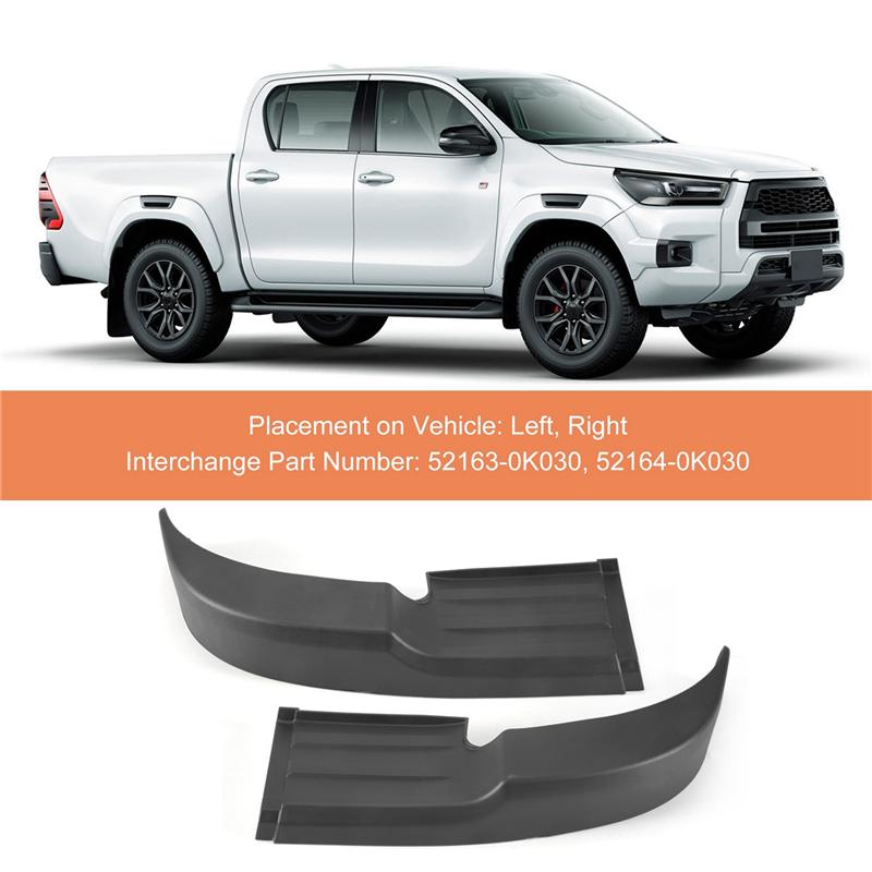 Rear Bumper Step Plate Black For Toyota Hilux Revo Rocco 2015 -2019-A99D