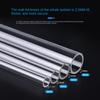 16 20mm Acrylic Pipe Fittings Transparent Plexiglass Clear Tank Tee Way Joints 90 Degree Elbow End Cap