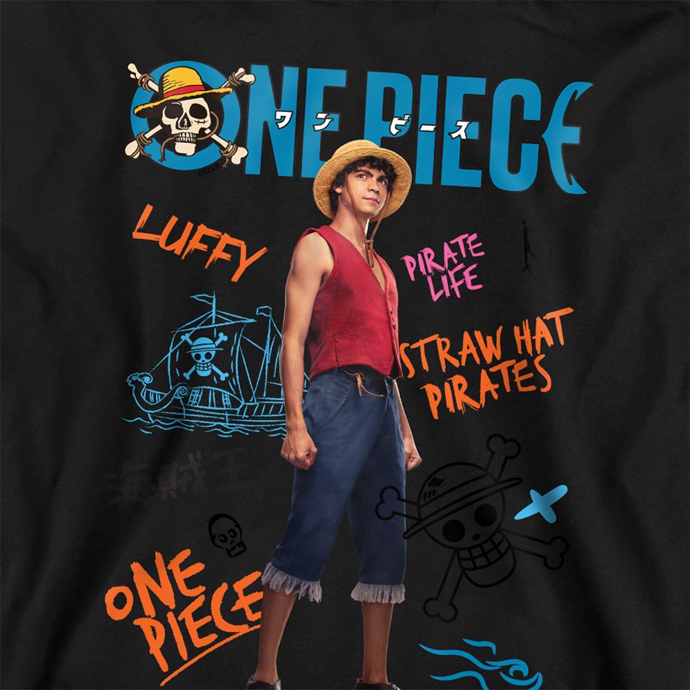 One Piece Live Action Childrens/Kids Luffy Hoodie